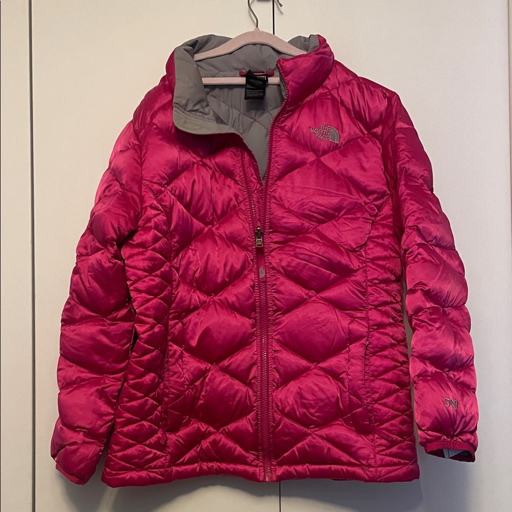 The North Face Kids Pink Puffer Jacket